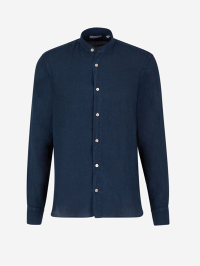 Boglioli Long-sleeve Buttoned Shirt In Denim Blue