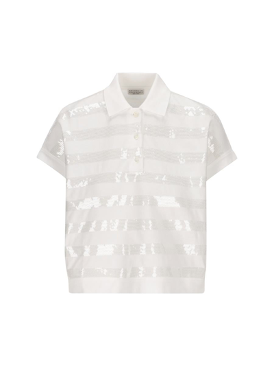 Brunello Cucinelli T-shirt And Polo In White