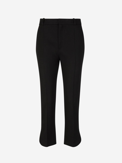 Chloé X Atelier Jolie Formal Wool Pants In Negre