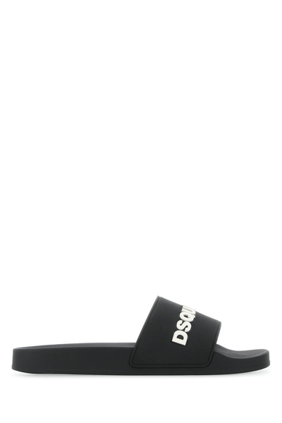 Dsquared2 Dsquared Slippers In Black