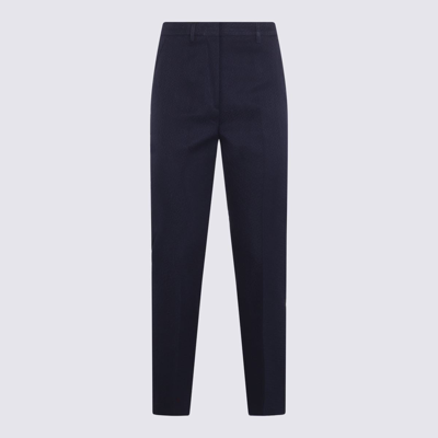 Etro Tapered-leg Mid-waist Trousers In Blue