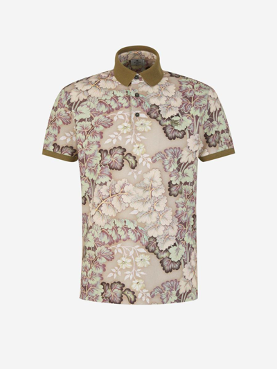 ETRO ETRO FLOWERS COTTON POLO