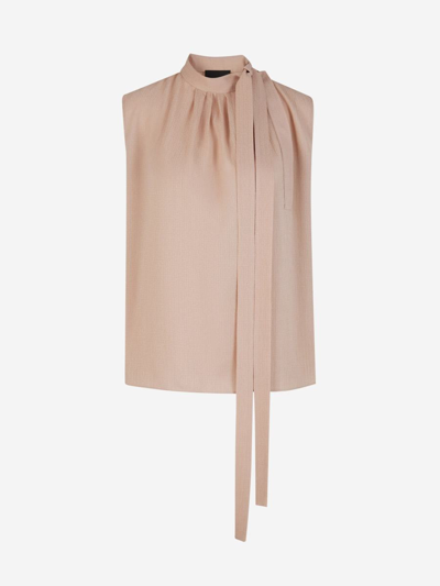 Givenchy Bow 4g Top In Rosa Envellit