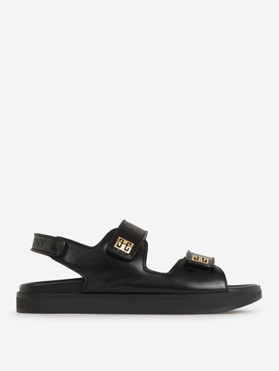 GIVENCHY GIVENCHY LEATHER STRAP SANDALS