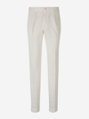INCOTEX INCOTEX TAPERED FIT FORMAL TROUSERS