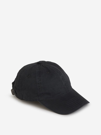 John Elliott Plain Cotton Cap In Gris Fosc