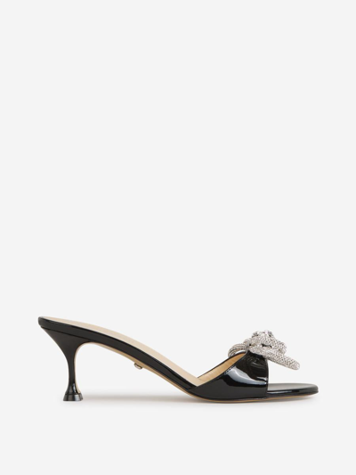 Mach & Mach Double Bow Mules In Negre