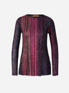 Missoni Sequin-embellished Striped Jumper In Multicolor