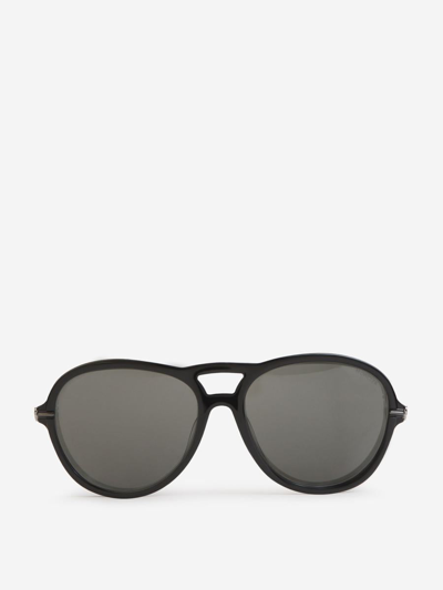 Moncler Aviator Sunglasses In Negre
