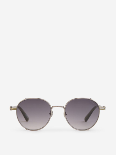 Moncler Eyewear Round Frame Sunglasses In Verd Militar