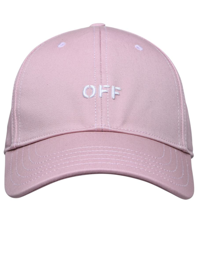 OFF-WHITE OFF-WHITE PINK COTTON HAT