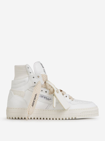 Off-white Leather 3.0 Sneakers In Blanc