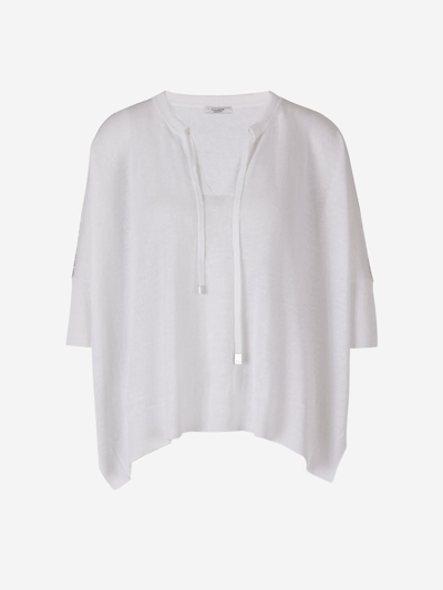 PESERICO PESERICO LINEN CREPE SWEATER