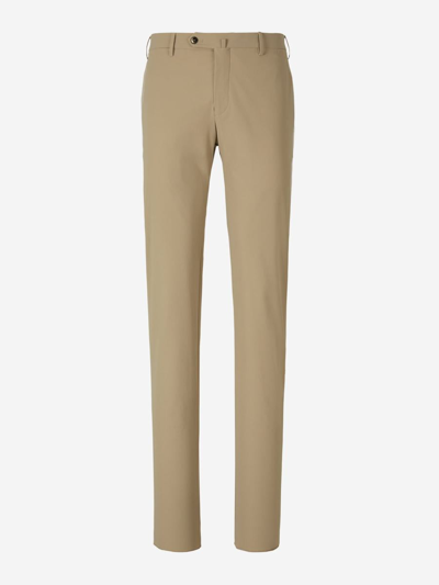 Pt01 Flowy Dress Trousers In Beige