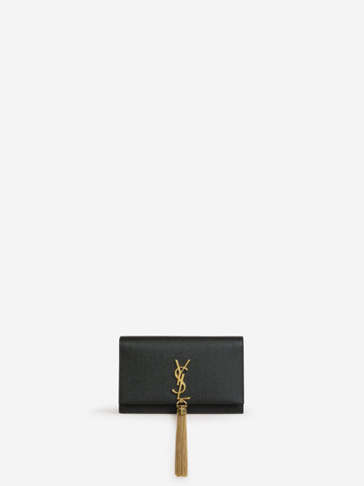 Saint Laurent Kate Leather Bag In Tassel Detail