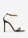 TOM FORD TOM FORD LEATHER CHAIN SANDALS