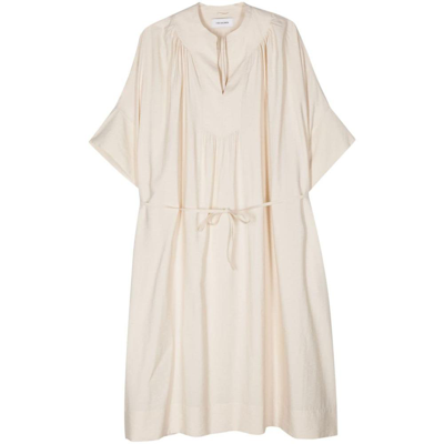 Yves Salomon Dresses In Neutrals