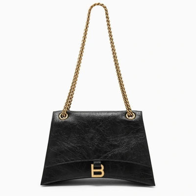 Balenciaga Crush Medium Bag With Black Chain