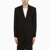Ami Alexandre Mattiussi Ami Paris Black Wool Single Breasted Jacket In Black