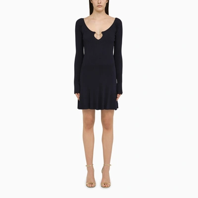 JACQUEMUS JACQUEMUS PRALÙ DARK NAVY MINI DRESS