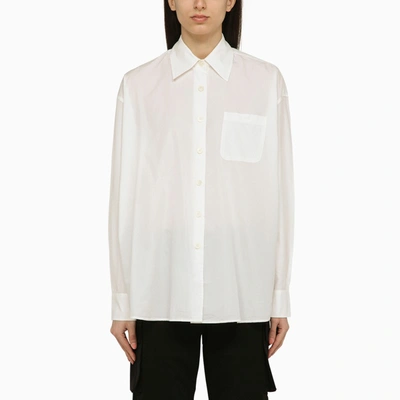 OUR LEGACY OUR LEGACY | CLASSIC WHITE COTTON-BLEND SHIRT