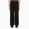 OUR LEGACY BLACK COTTON CARGO TROUSERS