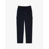 Sandro New Alpha Wool Blend Cargo Pants In Bleus