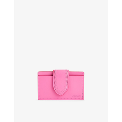 Jacquemus Le Porte Carte Bambino Card Holder In Neon Pink