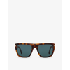 Tom Ford Womens Brown Tr001778 Alberto Square-frame Acetate Sunglasses In Brown