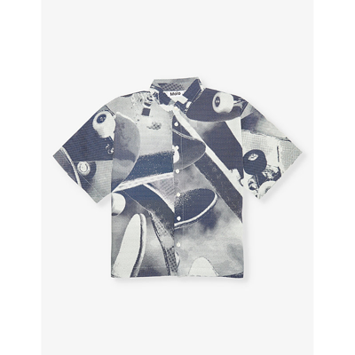 Molo Boys Skate Universe Kids Richie Abstract-print Woven Shirt 3-12 Years In Skate  Universe