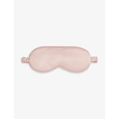 The Nap Co Womens Powder Pink Padded Stretch-satin Sleep Mask