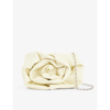BURBERRY ROSE GRAINED-LEATHER CLUTCH BAG
