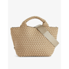 Naghedi Womens Cashmere St. Barths Mini Woven Tote Bag In Cashmere