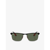 Ray Ban X Scuderia Ferrari Rb3726m Sonnenbrille In Black