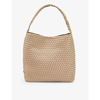 Naghedi Womens Cashmere Nomad Woven Hobo Bag In Ecru