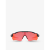 Oakley Womens Black 0oo9208 Radar Ev Path Rectangle-frame Injected Sunglasses In Black