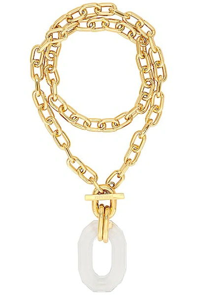 Rabanne Link Necklace In Gold
