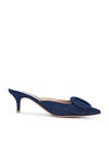 Gianvito Rossi Portofino Mules In Midblue