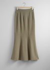 OTHER STORIES FLUTED MAXI SKIRT
