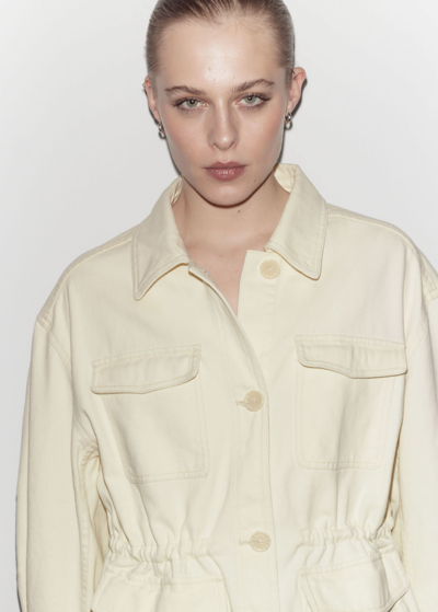 Other Stories Workwear Jacket In White
