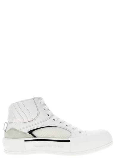 Alexander Mcqueen Plimsoll Trainers In White
