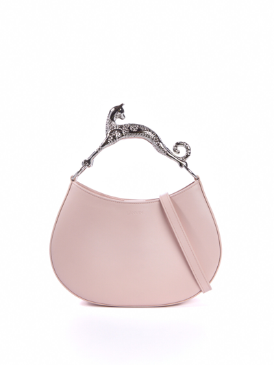 Lanvin Women's Hobo Bag  With Cat Handle Pink