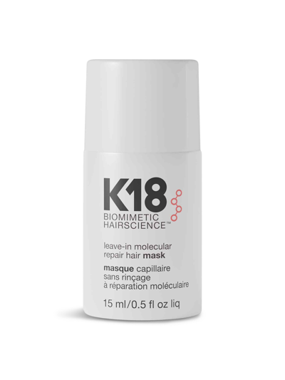 K18 Leave-in Molecular Repair Hair Mask 15ml In White