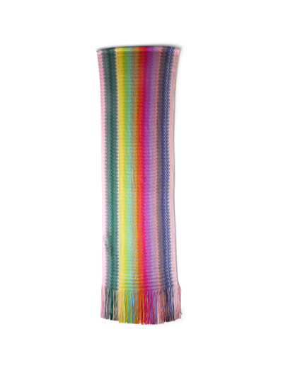 Missoni Women's Stripe Fringed Zigzag  Scarf Multi