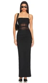 Superdown Celeste Maxi Dress In 黑色