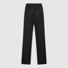 ALLUDE ALLUDE BLACK WOOL PANTS