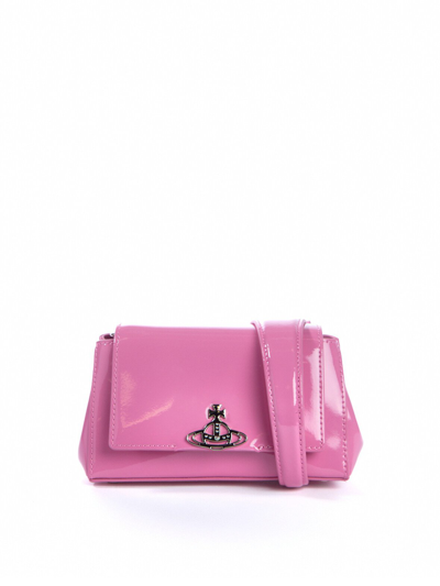 Vivienne Westwood Women's Hazel Small Handbag Pink In Brown