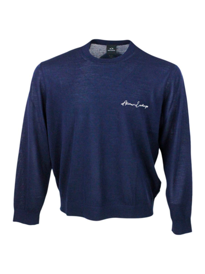 Armani Exchange Sweaters In Blue