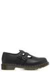 Dr. Martens' 8065 Virginia Leather Mary Jane Shoes In Schwarz