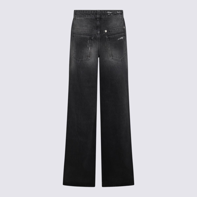 Givenchy Black Denim Wide Leg Jeans